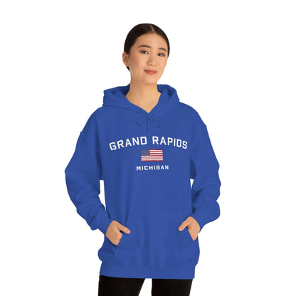 'Grand Rapids Michigan' (w/USA Flag Outline) | Unisex Standard