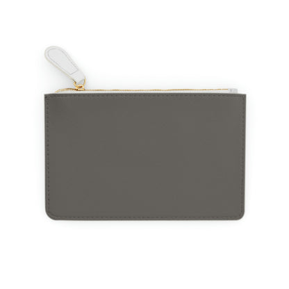 Michigan Upper Peninsula Mini Clutch Bag (Warren Tank Grey w/ UP Outline)