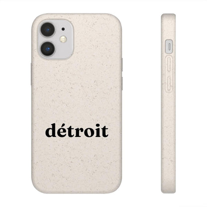 'Détroit' Phone Cases (Old Style Serif Font) | Android & iPhone - Circumspice Michigan