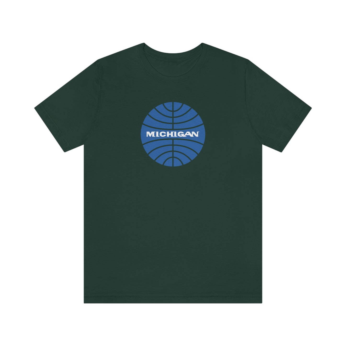 'Michigan' T-Shirt (Retro Airline Parody)  | Unisex Standard Fit