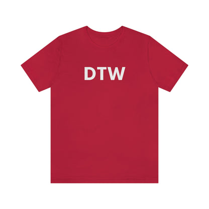 Detroit 'DTW' T-Shirt | Unisex Standard Fit