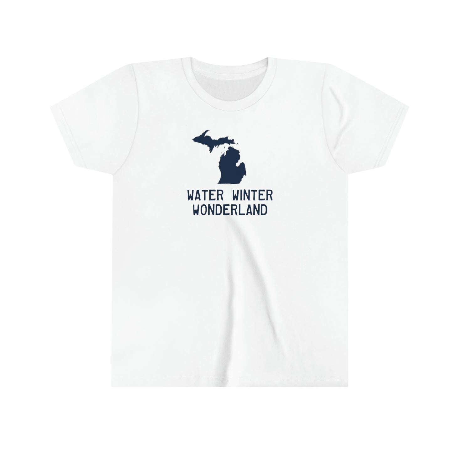 Michigan 'Water Winter Wonderland' T-Shirt | Youth Short Sleeve