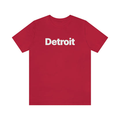 'Detroit' T-Shirt (Small SUV Parody Font) | Unisex Standard Fit