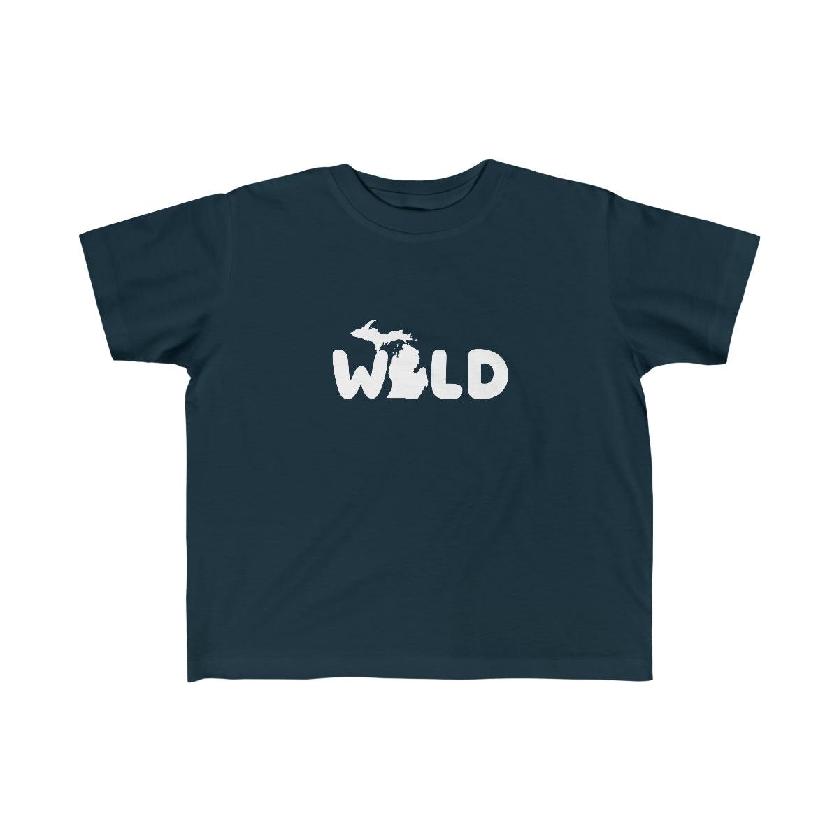 Michigan 'Wild' T-Shirt (Rounded Children's Font) | Toddler Short Sleeve - Circumspice Michigan