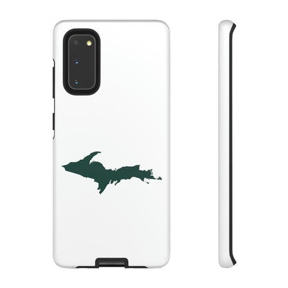 Michigan Upper Peninsula Tough Phone Case (w/ Green UP Outline) | Samsung & Pixel Android