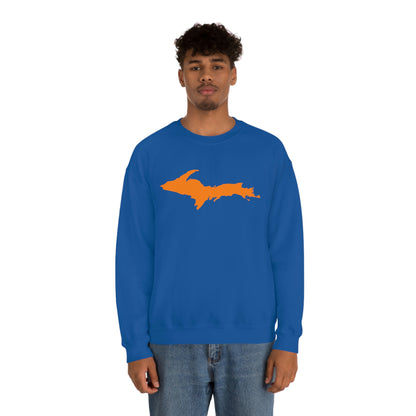 Michigan Upper Peninsula Sweatshirt (w/ Orange UP Outline) | Unisex Standard