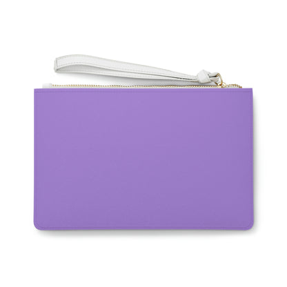 Michigan Upper Peninsula Clutch Bag (Lavender w/UP Outline)