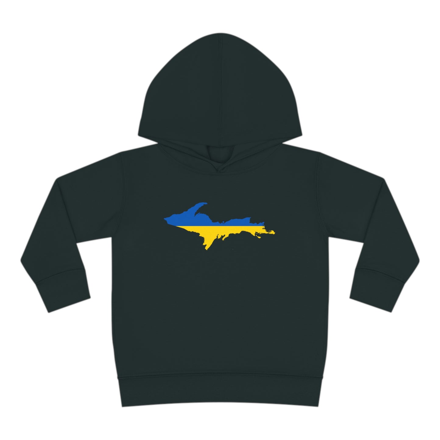 Michigan Upper Peninsula Hoodie (w/ UP Ukraine Flag Outline) | Unisex Toddler