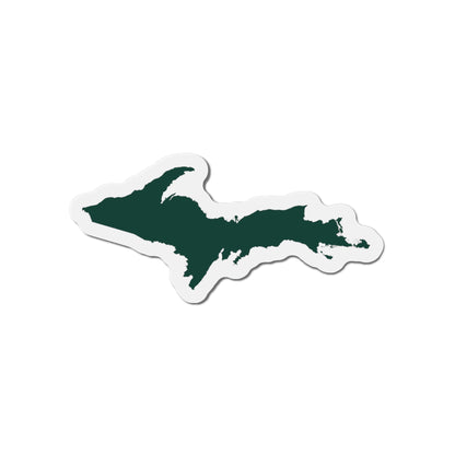 Michigan Upper Peninsula Kiss Cut Magnet (w/ Green UP Outline)