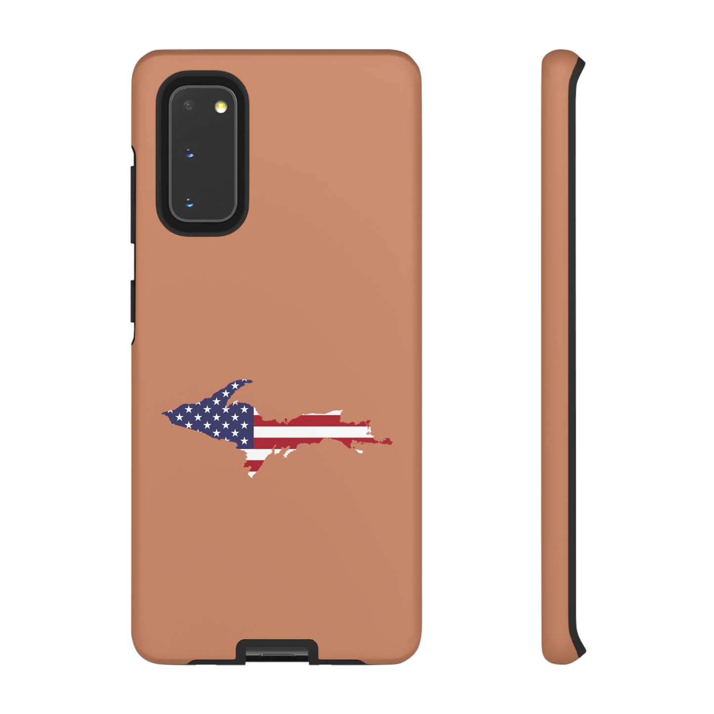 Michigan Upper Peninsula Tough Phone Case (Copper Patriot Edition) | Samsung & Pixel Android