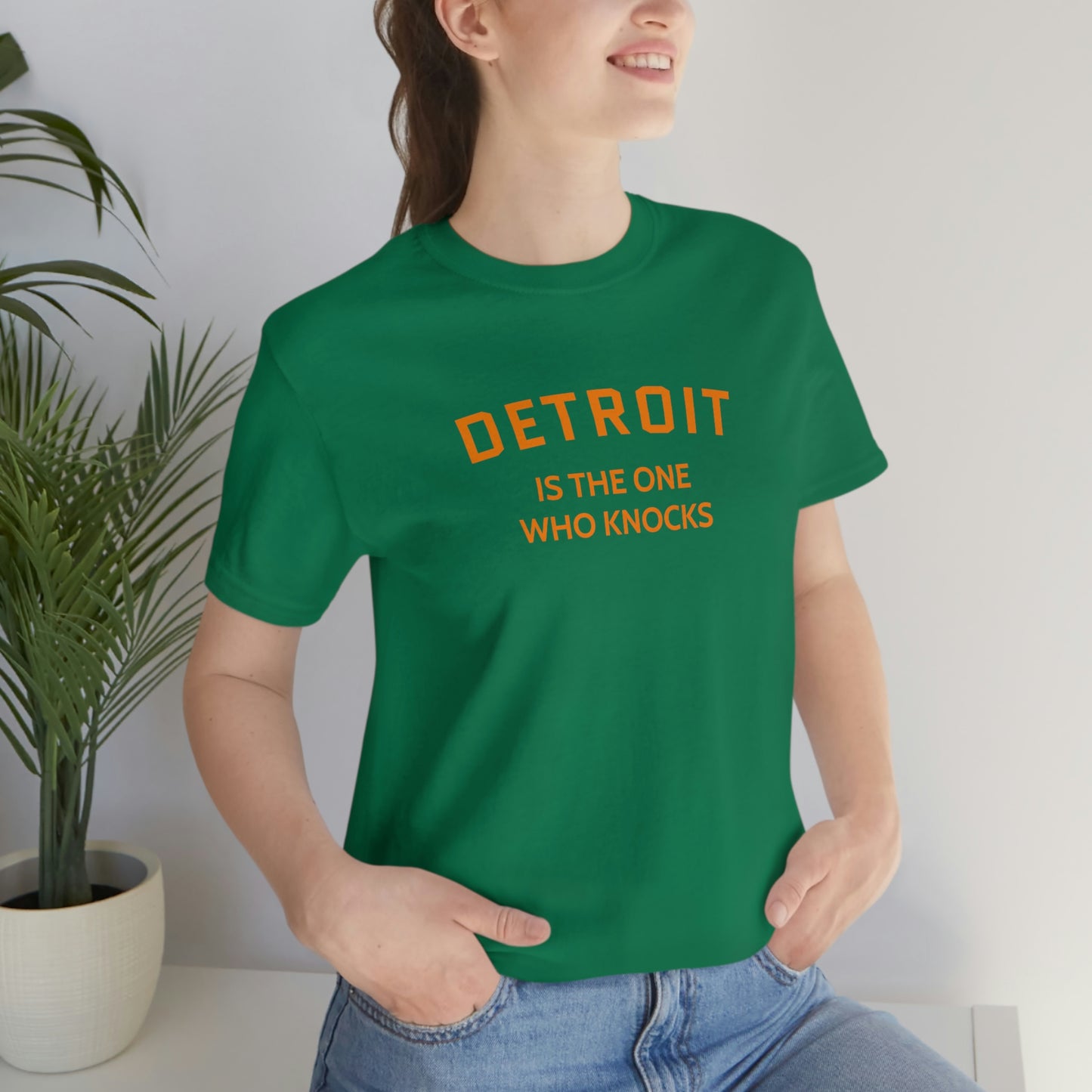 'Detroit is the One Who Knocks' T-Shirt | Unisex Standard Fit