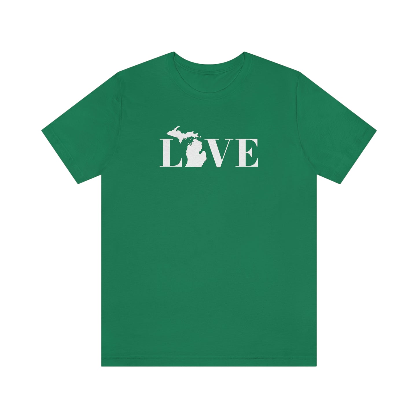 Michigan 'Love' T-Shirt (Didone Font) | Unisex Standard Fit