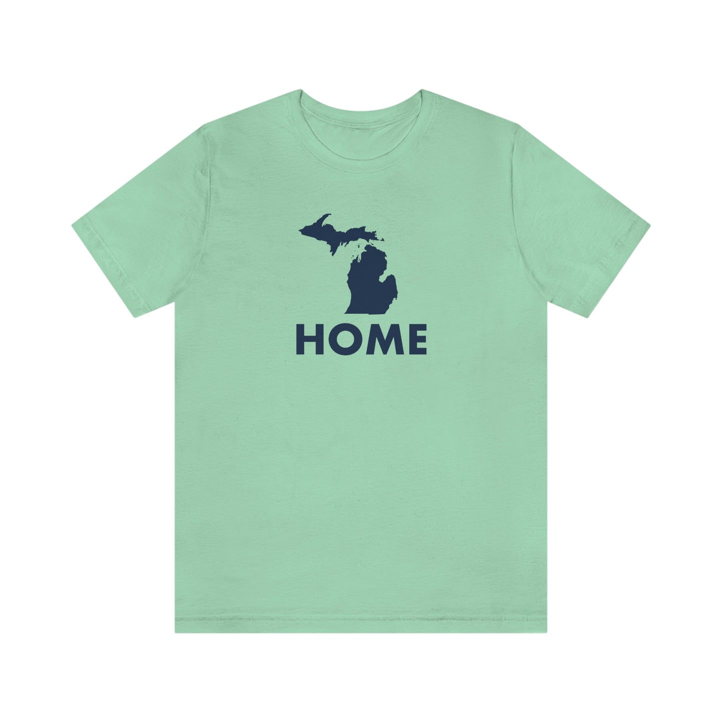 Michigan 'Home' T-Shirt (Geometric Sans Font) | Unisex Standard Fit