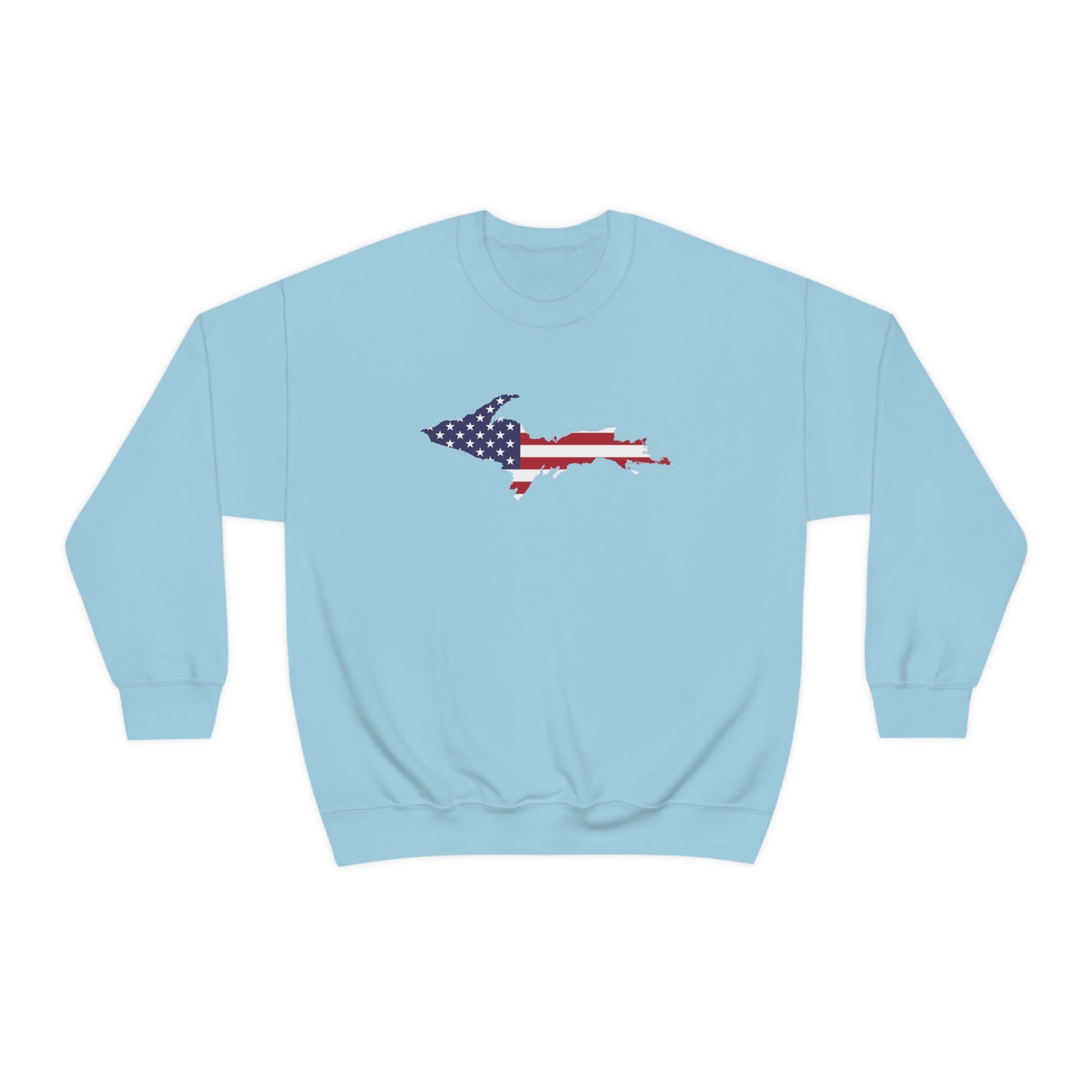 Michigan Upper Peninsula Sweatshirt (w/ UP USA Flag Outline) | Unisex Standard