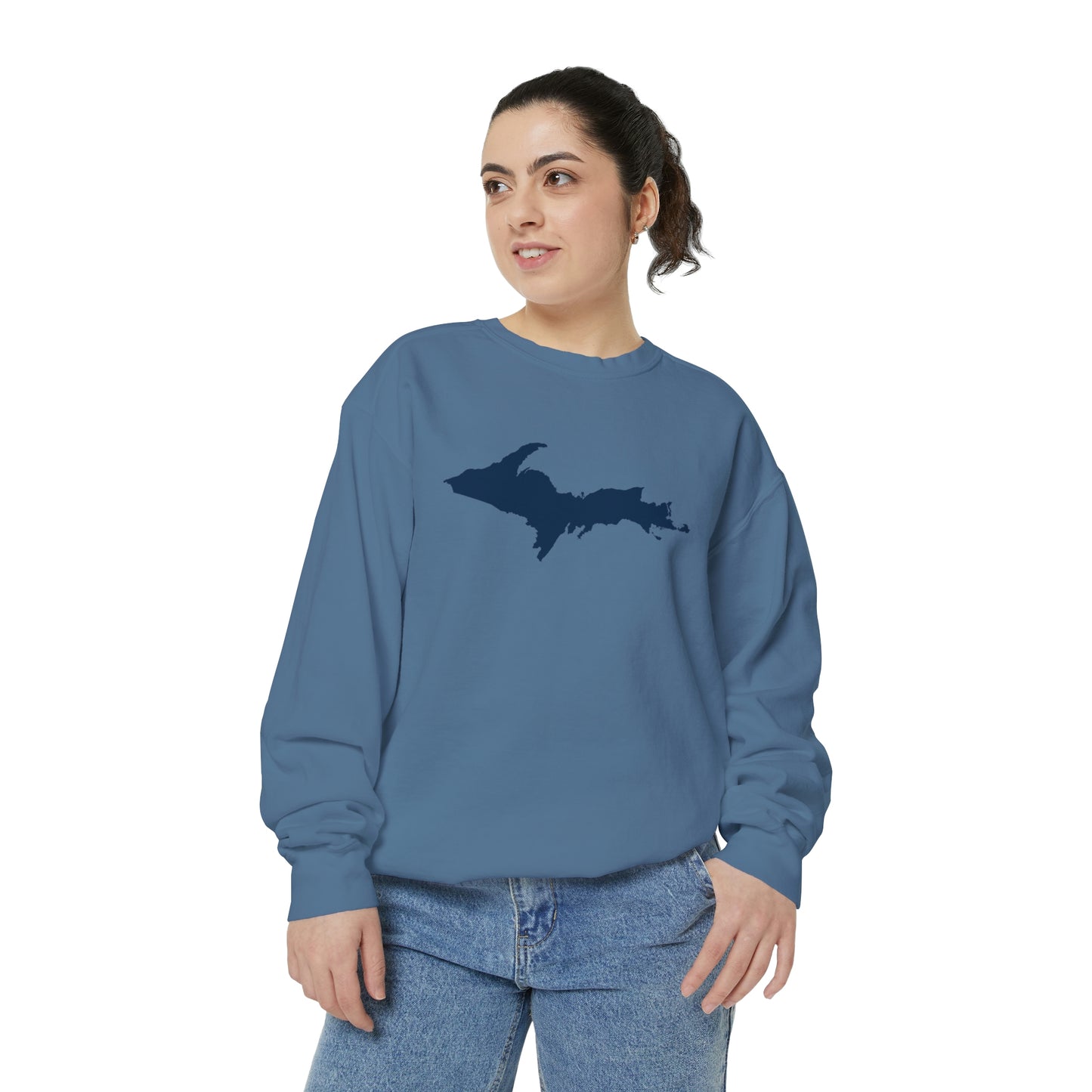 Michigan Upper Peninsula Sweatshirt | Unisex Garment Dyed