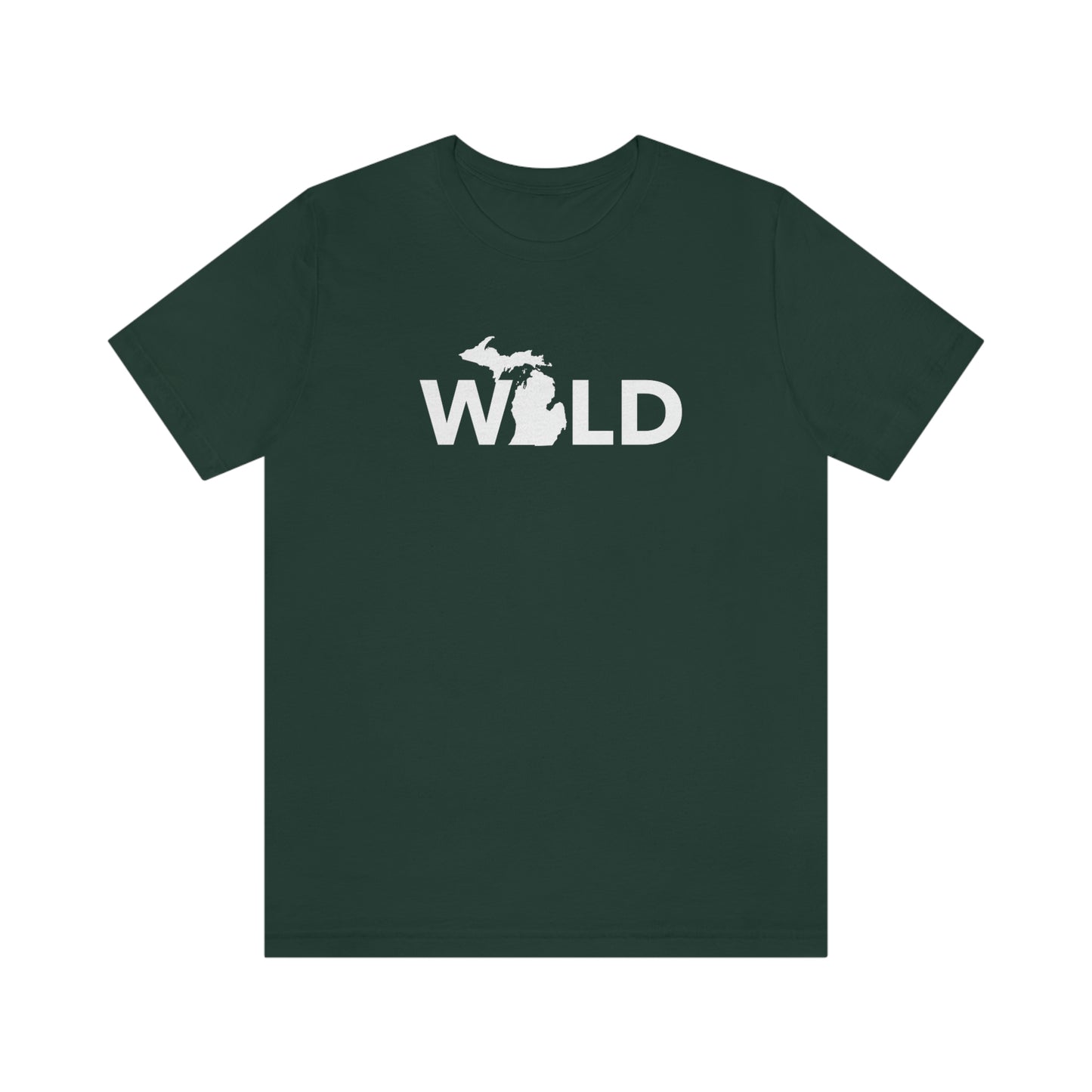 Michigan 'Wild' T-Shirt (Geometric Sans Font) | Unisex Standard Fit