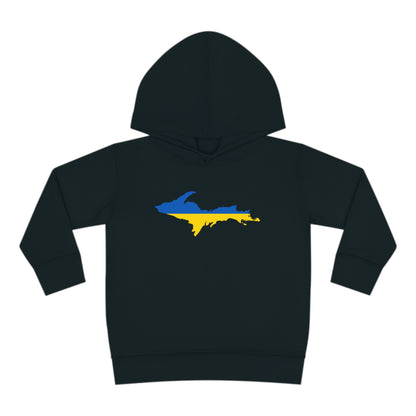 Michigan Upper Peninsula Hoodie (w/ UP Ukraine Flag Outline) | Unisex Toddler