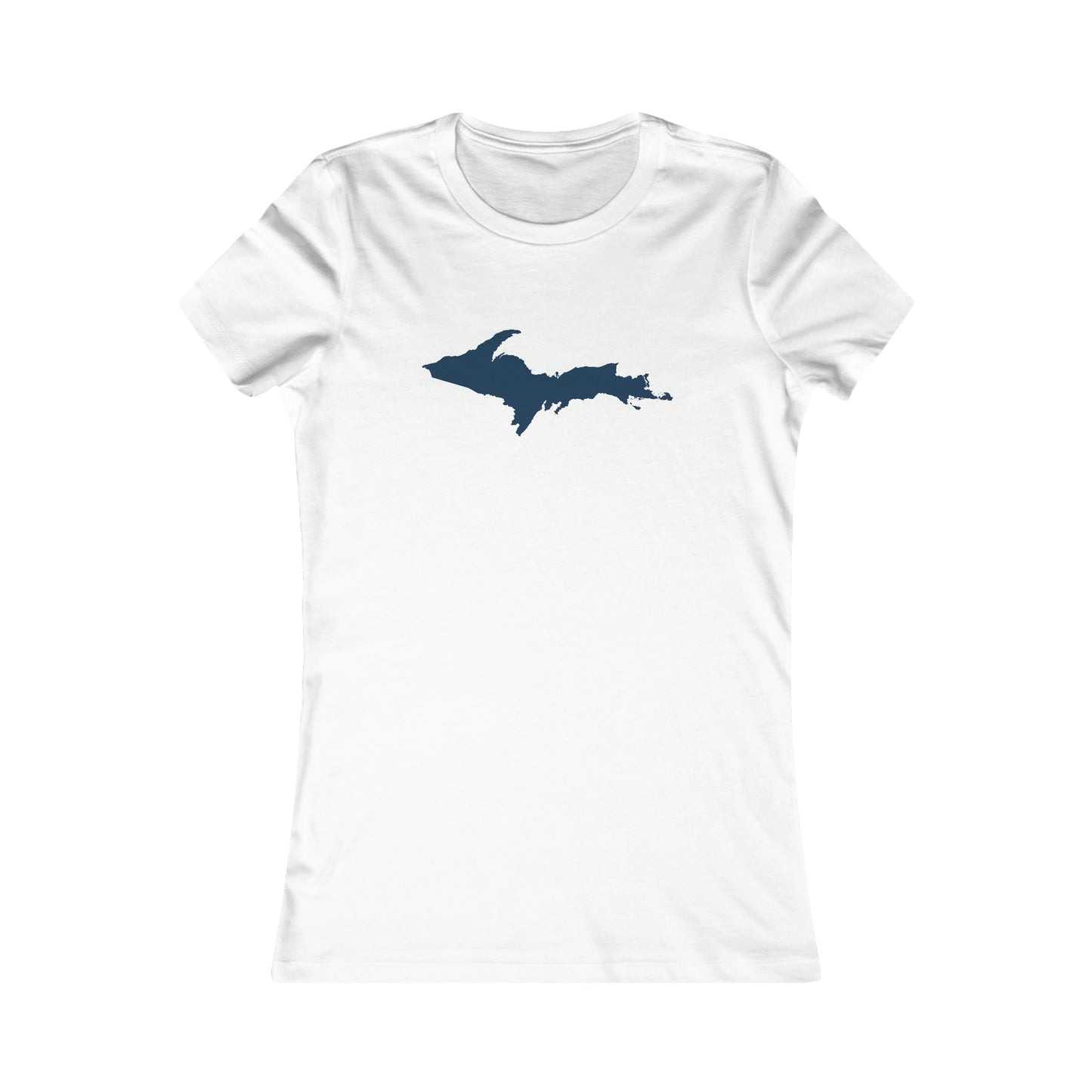 Michigan Upper Peninsula T-Shirt (w/ UP Outline) | Women's Slim Fit