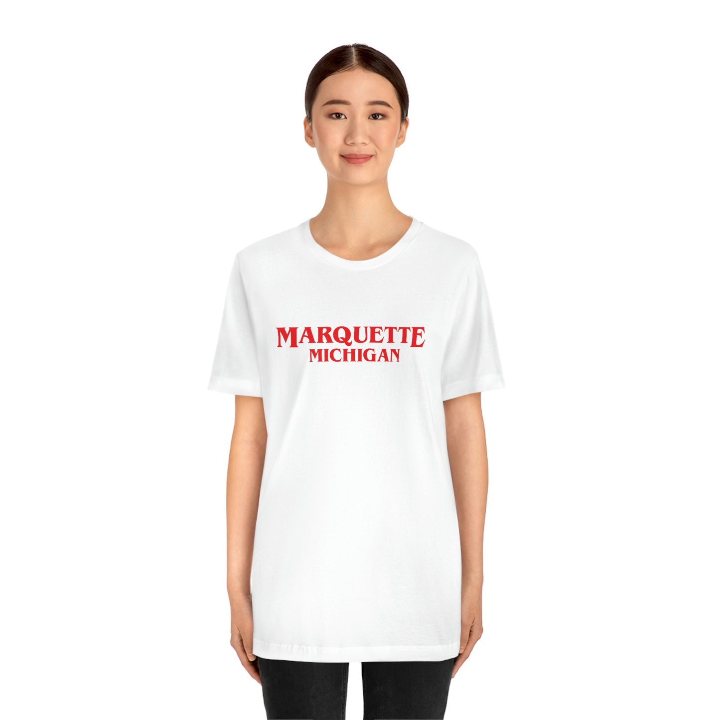 'Marquette Michigan' ' T-Shirt (1980s Drama Parody) | Unisex Standard Fit