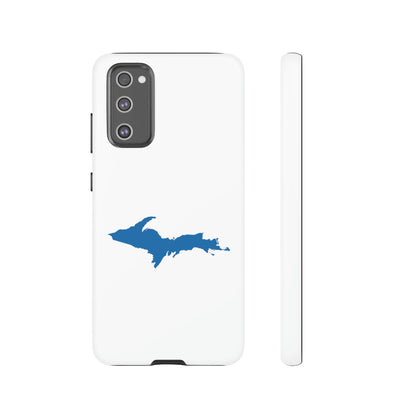 Michigan Upper Peninsula Tough Phone Case (w/ Azure UP Outline) | Samsung & Pixel Android