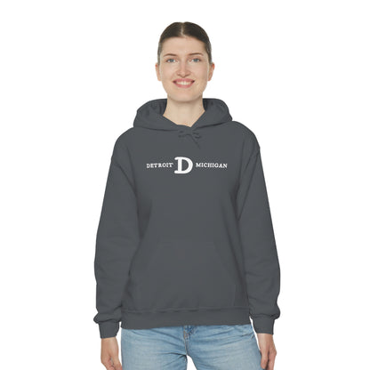 'Detroit Michigan' Hoodie (w/ Old French D) | Unisex Standard