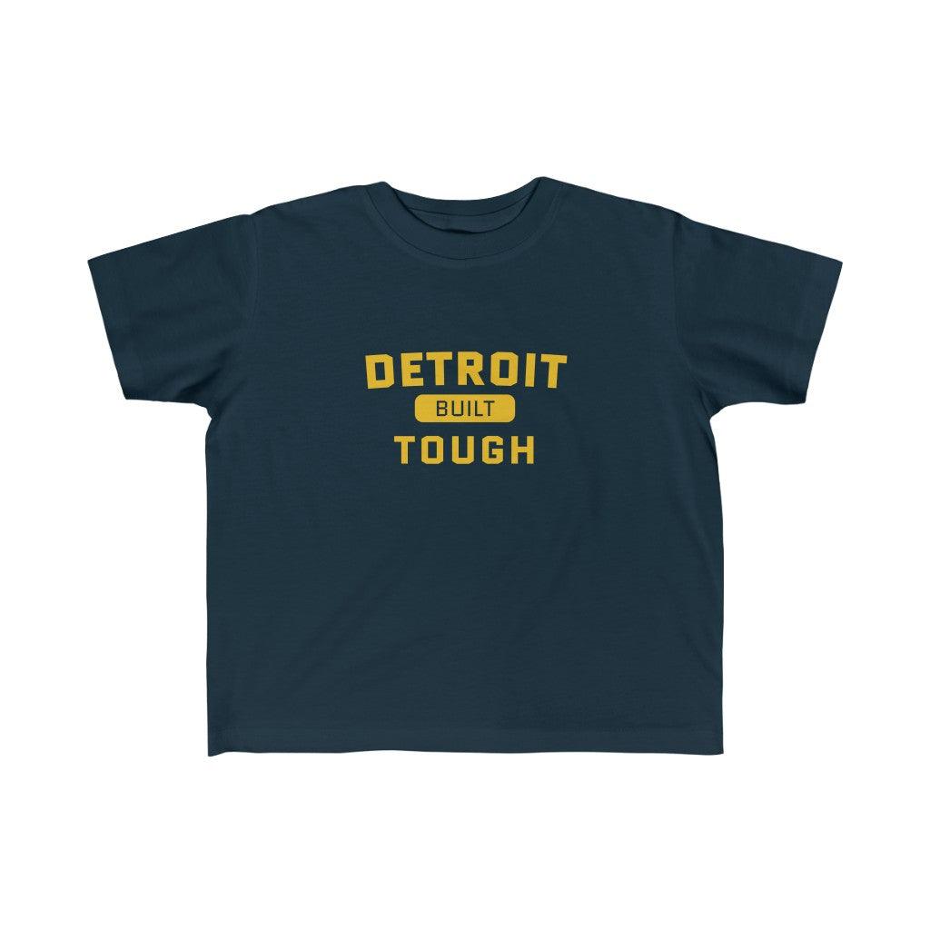 'Built Detroit Tough' T-Shirt | Toddler Short Sleeve - Circumspice Michigan