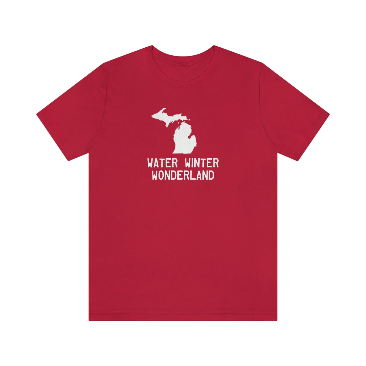 Michigan 'Water Winter Wonderland' T-Shirt | Unisex Standard Fit