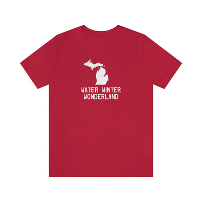 Michigan 'Water Winter Wonderland' T-Shirt | Unisex Standard Fit