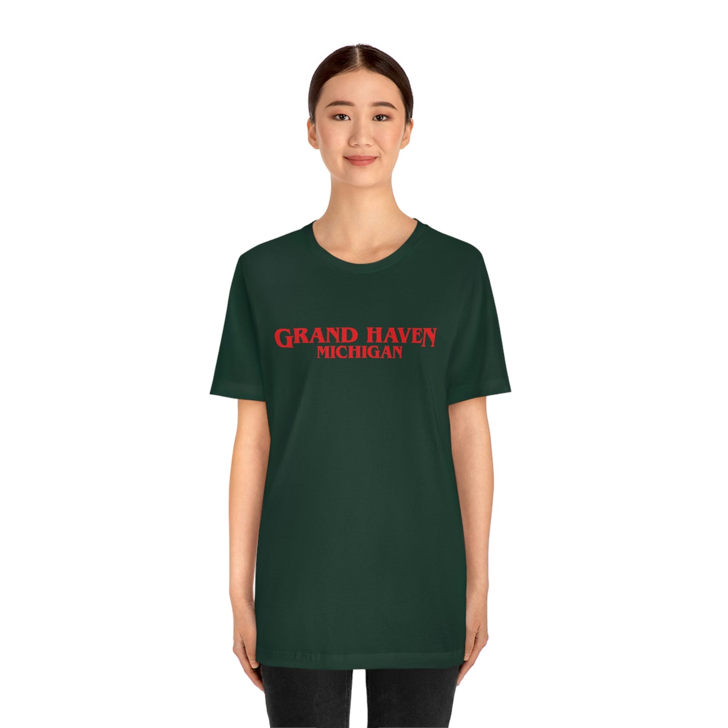 'Grand Haven Michigan' ' T-Shirt (1980s Drama Parody) | Unisex Standard Fit