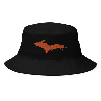 Michigan Upper Peninsula Bucket Hat (w/ Orange UP Outline)