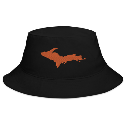 Michigan Upper Peninsula Bucket Hat (w/ Orange UP Outline)