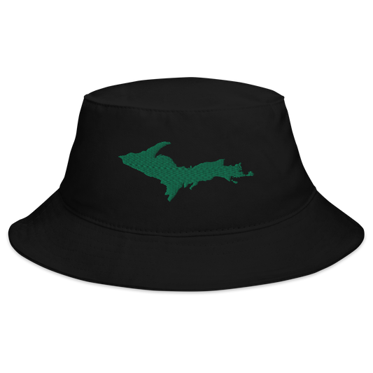 Michigan Upper Peninsula Bucket Hat (w/ Green UP Outline)