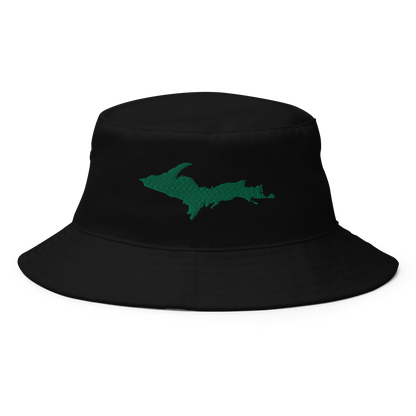 Michigan Upper Peninsula Bucket Hat (w/ Green UP Outline)