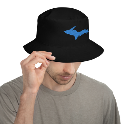 Michigan Upper Peninsula Bucket Hat (w/ Azure UP Outline)