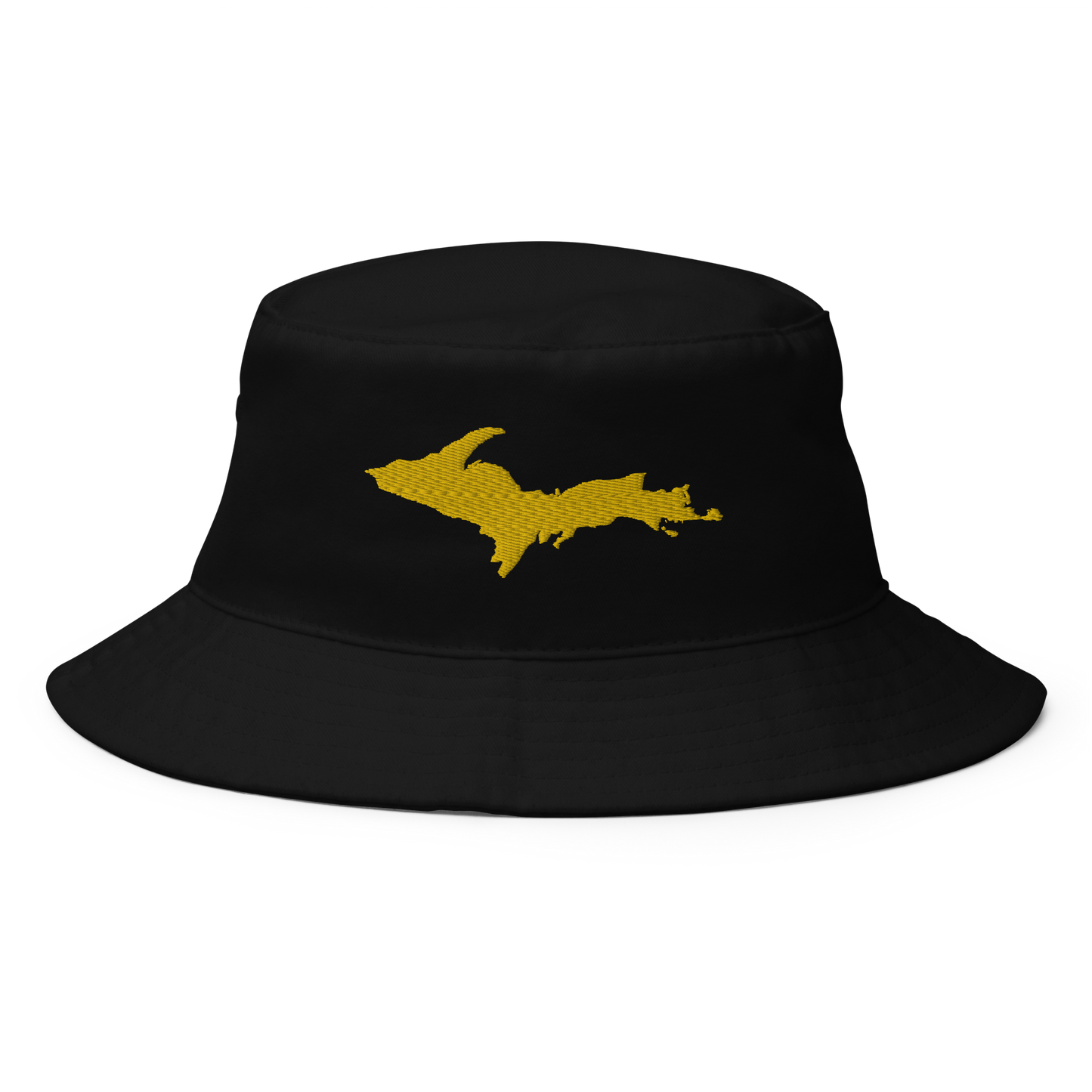 Michigan Upper Peninsula Bucket Hat (w/ Gold UP Outline)