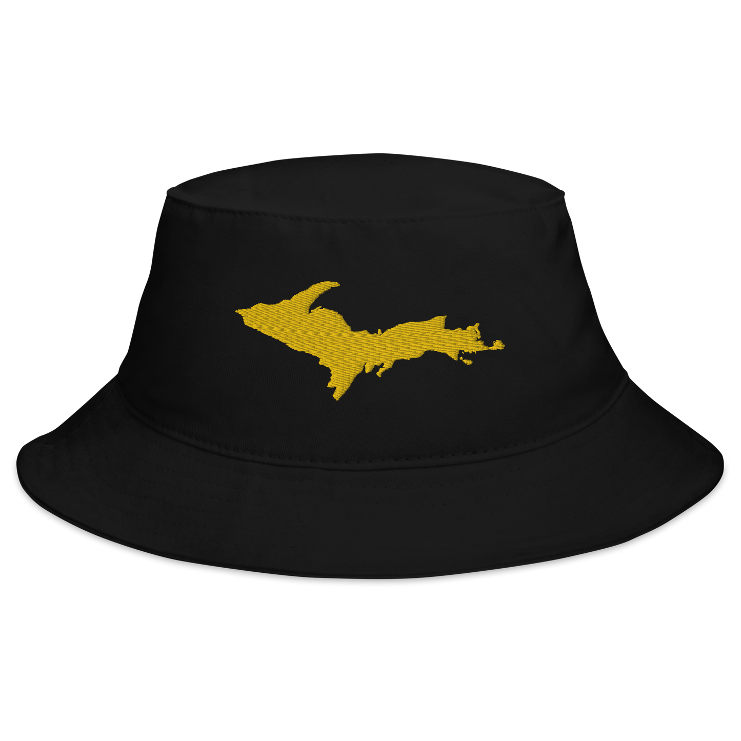 Michigan Upper Peninsula Bucket Hat (w/ Gold UP Outline)