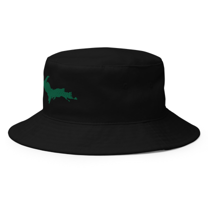 Michigan Upper Peninsula Bucket Hat (w/ Green UP Outline)