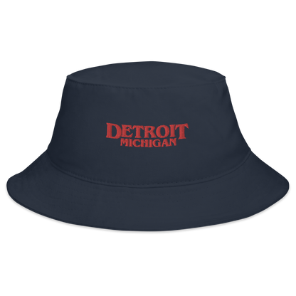 'Detroit Michigan' Bucket Hat (1980s Drama Parody)