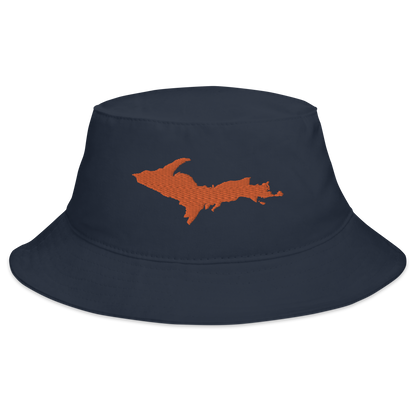 Michigan Upper Peninsula Bucket Hat (w/ Orange UP Outline)