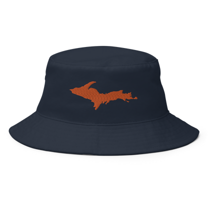 Michigan Upper Peninsula Bucket Hat (w/ Orange UP Outline)