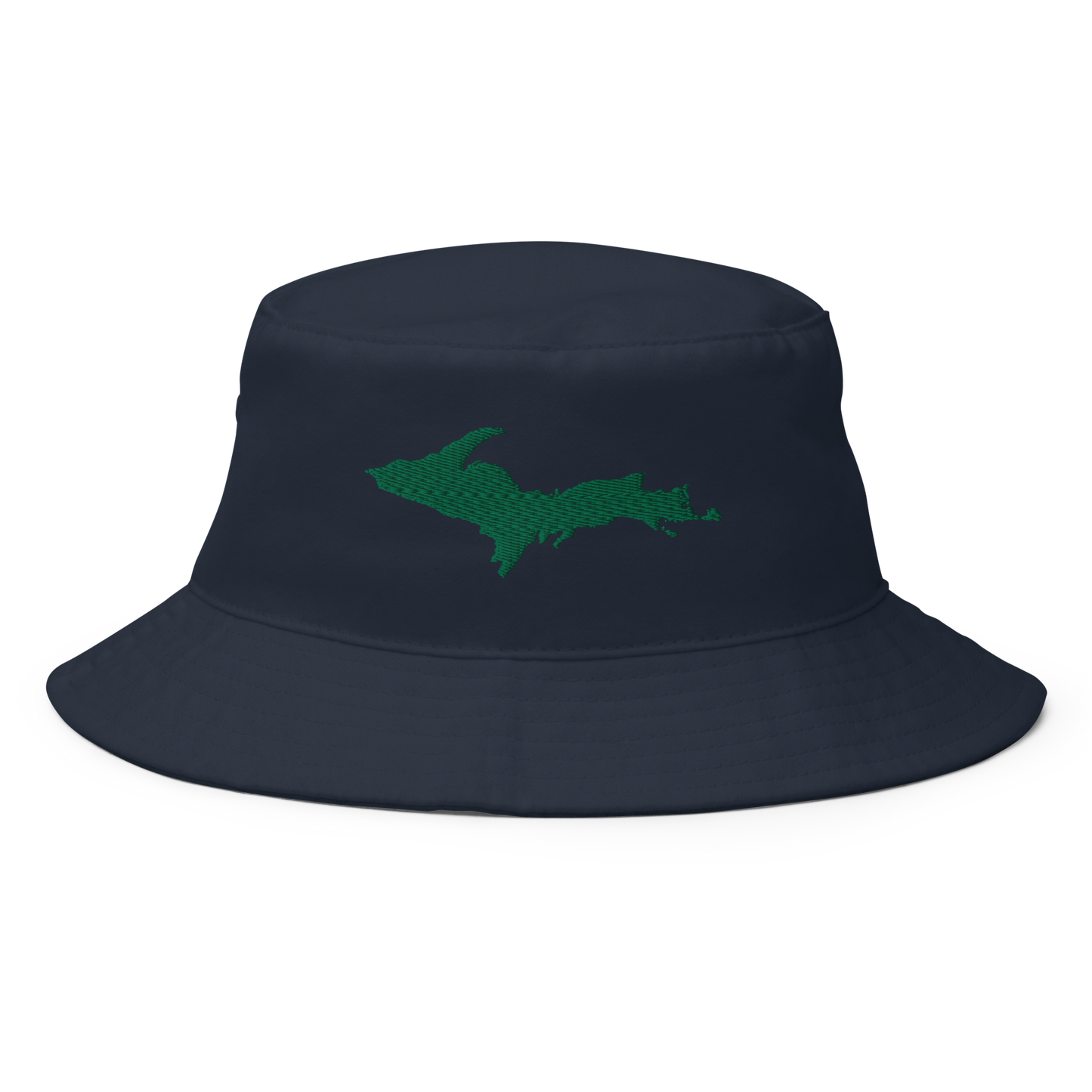 Michigan Upper Peninsula Bucket Hat (w/ Green UP Outline)