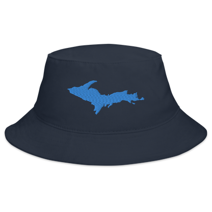 Michigan Upper Peninsula Bucket Hat (w/ Azure UP Outline)