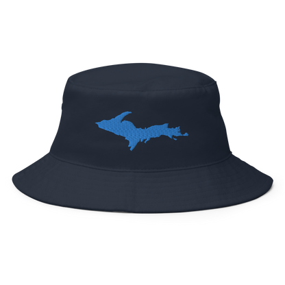 Michigan Upper Peninsula Bucket Hat (w/ Azure UP Outline)