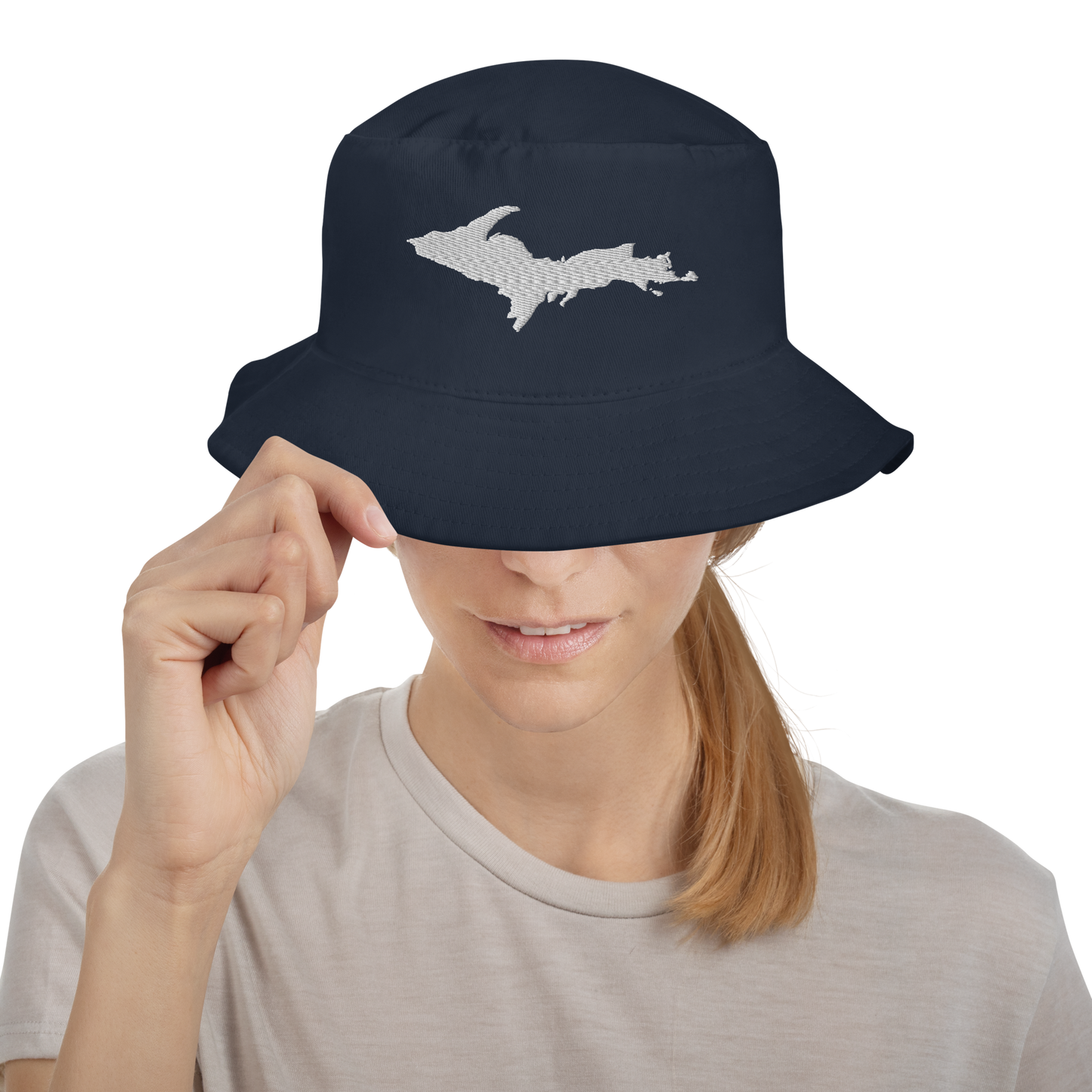 Michigan Upper Peninsula Bucket Hat (w/ UP Outline)