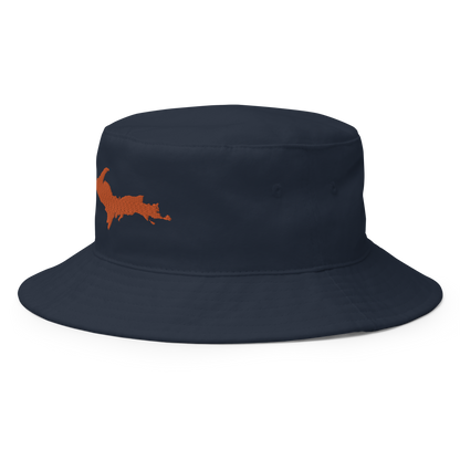 Michigan Upper Peninsula Bucket Hat (w/ Orange UP Outline)