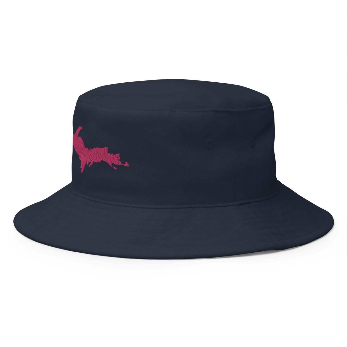 Michigan Upper Peninsula Bucket Hat (w/ Pink UP Outline)