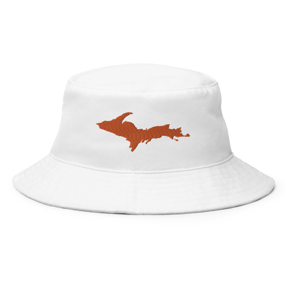 Michigan Upper Peninsula Bucket Hat (w/ Orange UP Outline)