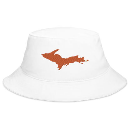 Michigan Upper Peninsula Bucket Hat (w/ Orange UP Outline)