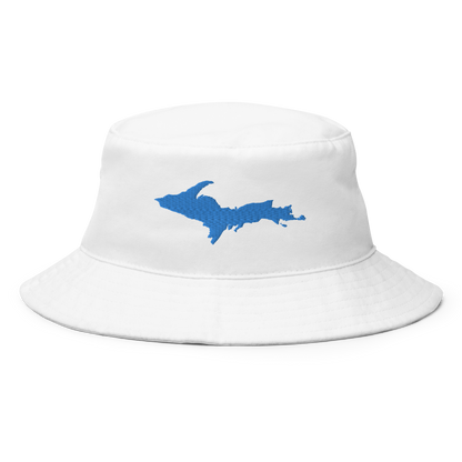 Michigan Upper Peninsula Bucket Hat (w/ Azure UP Outline)