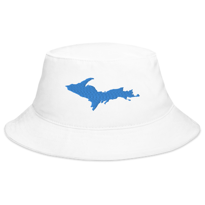 Michigan Upper Peninsula Bucket Hat (w/ Azure UP Outline)